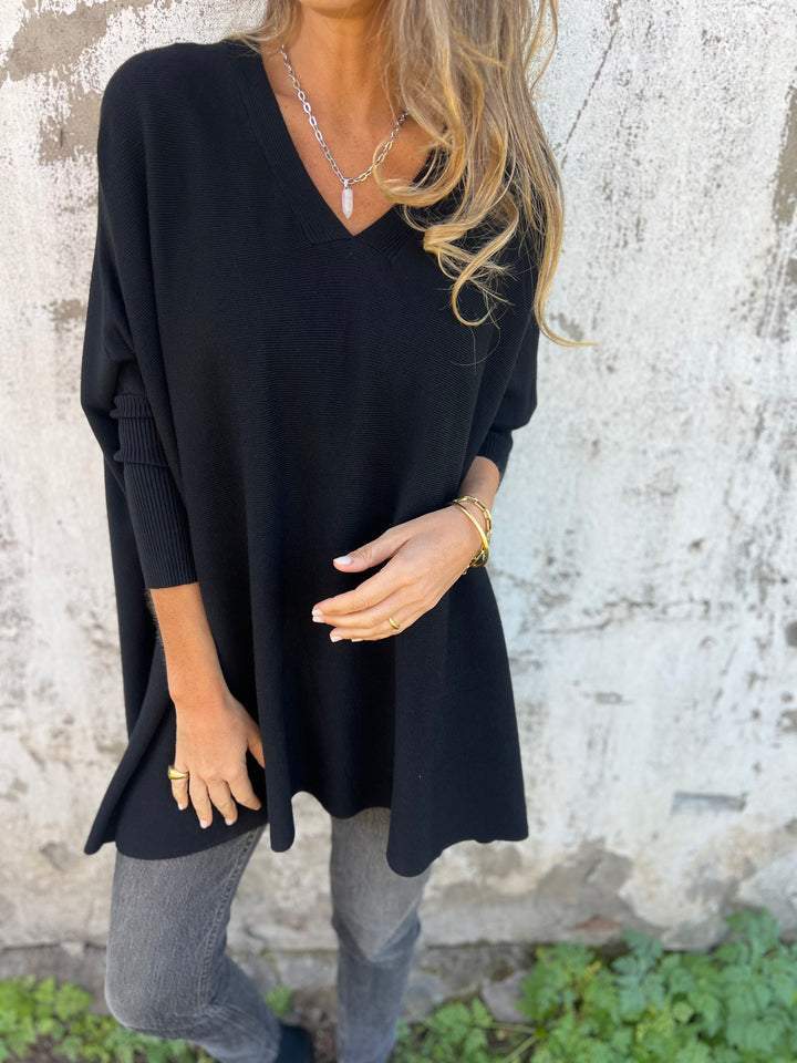 TRICIA | COMFORTABLE V-NECK LONG SLEEVE SWEATER