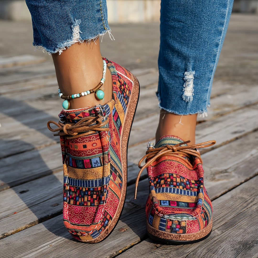 Patience | Colorful Retro Shoes