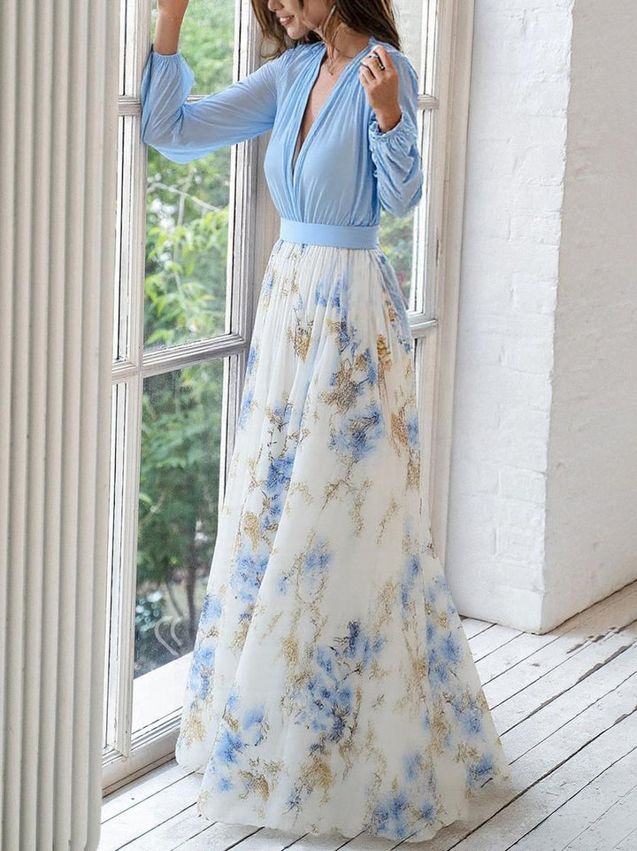 Kelli™ | Maxi Dress with Dazzling Floral Print
