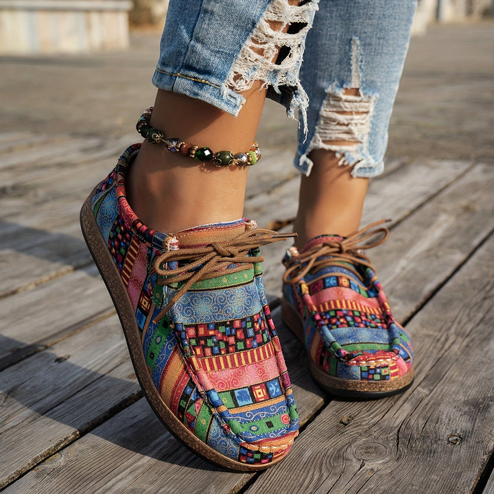 Patience | Colorful Retro Shoes