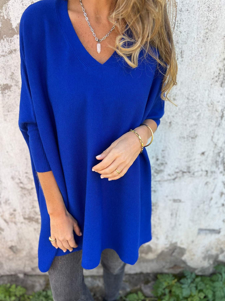 TRICIA | COMFORTABLE V-NECK LONG SLEEVE SWEATER