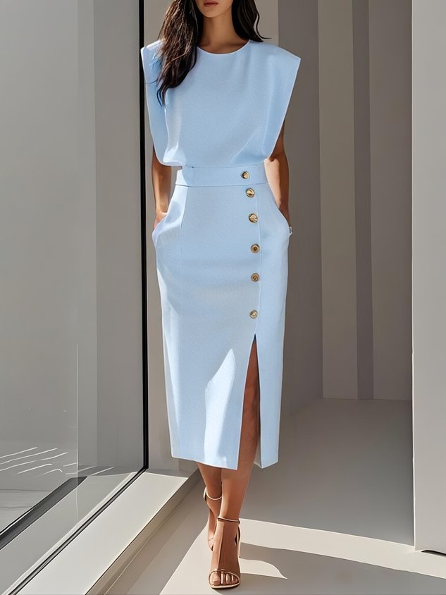 Aspen™ | Effortless Charm Midi Dress