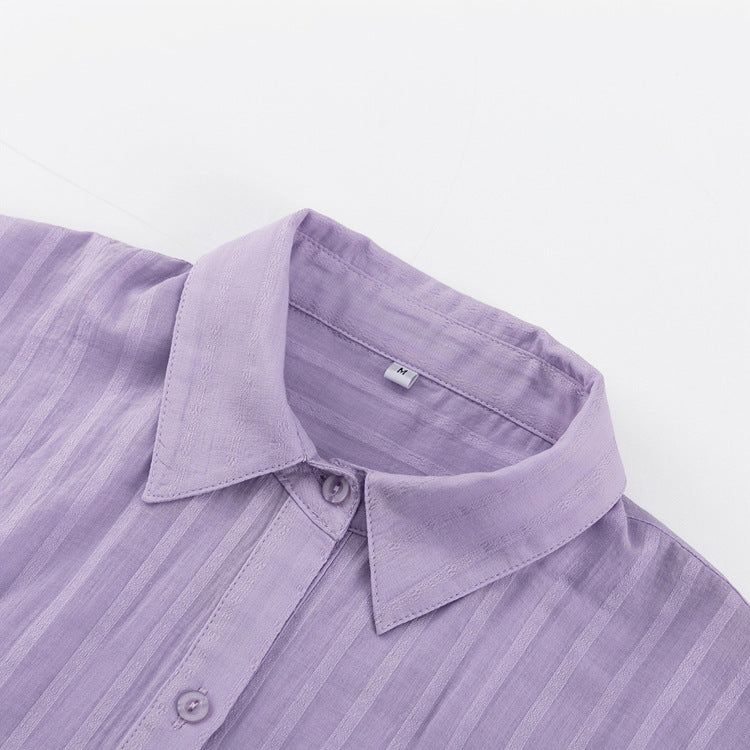 VIOLA | BREEZY BUTTON-UP AND SHORTS SET