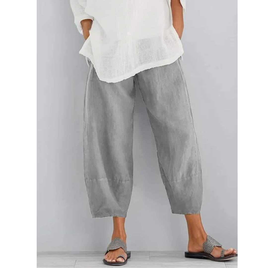 Elena | Elegant and Comfortable Linen Pants