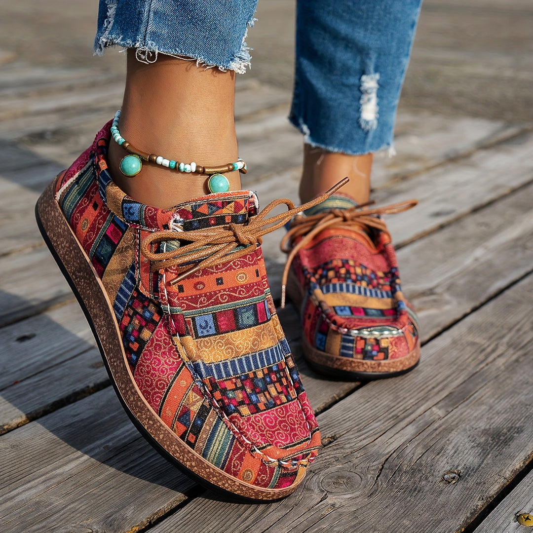 Patience | Colorful Retro Shoes