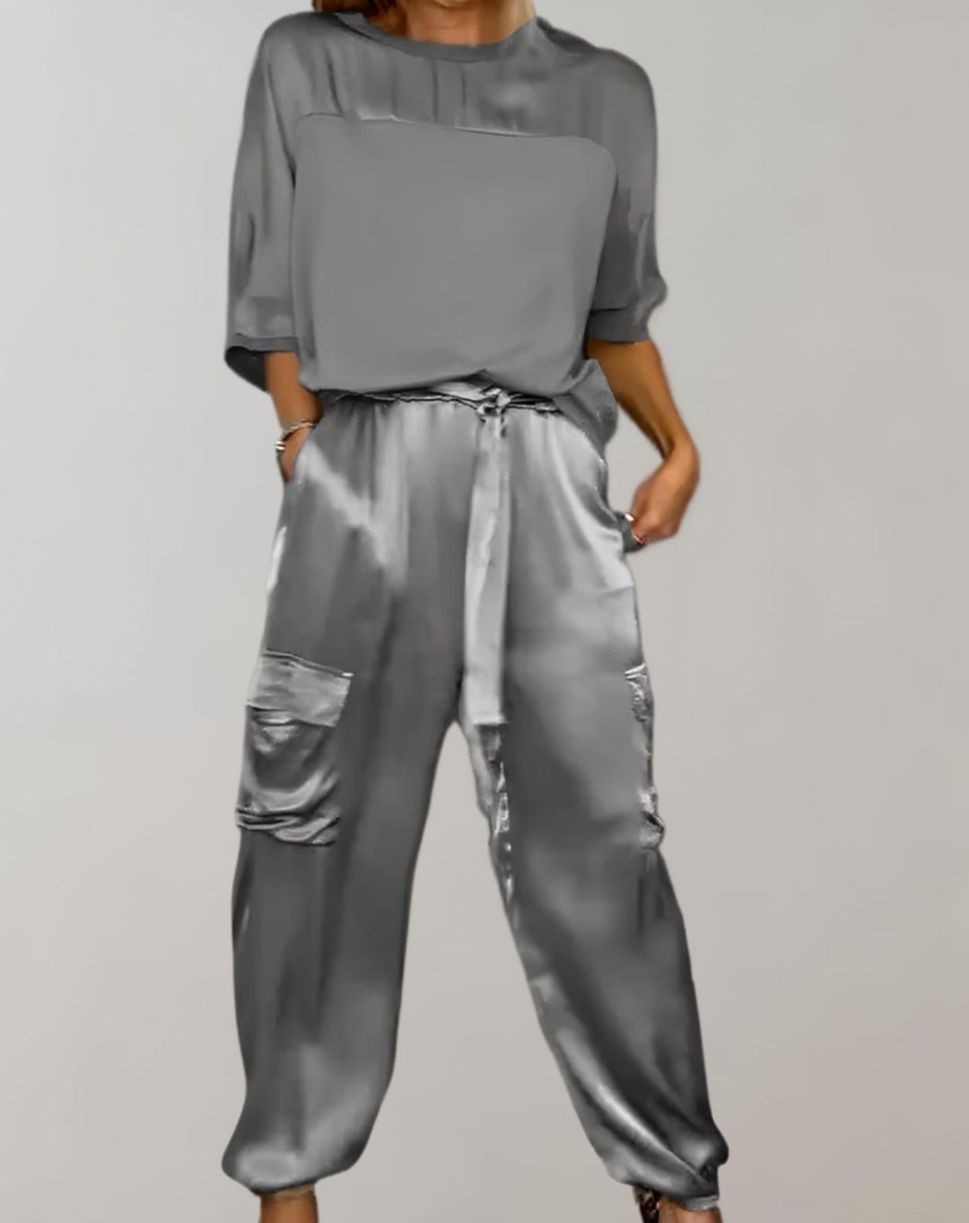 FINLEY | SILKY CARGO LOUNGE SET