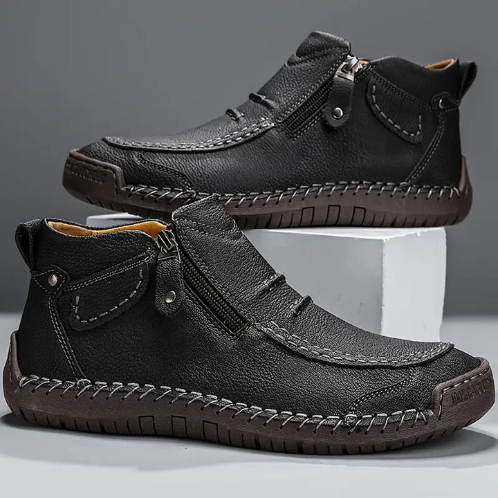 Kyrie | Men's Hand-Stitched Leather Ankle Boots