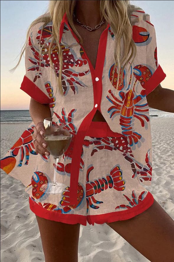 Elara | Printed Summer Two-Piece Set