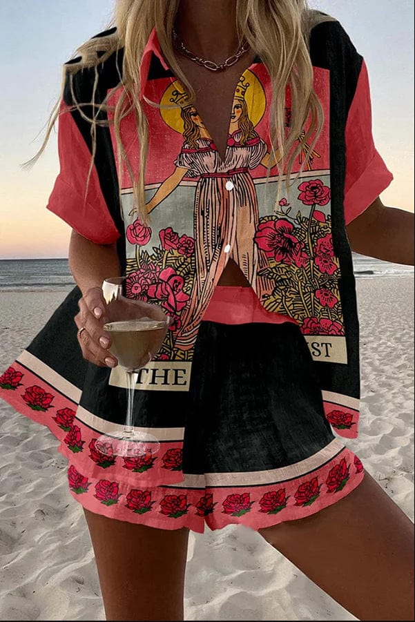 Elara | Printed Summer Two-Piece Set