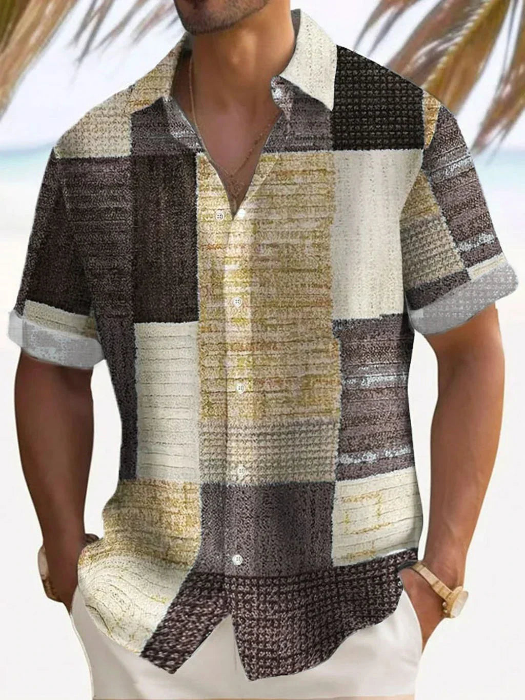 Luca | Patchwork Summer Casual Shirt
