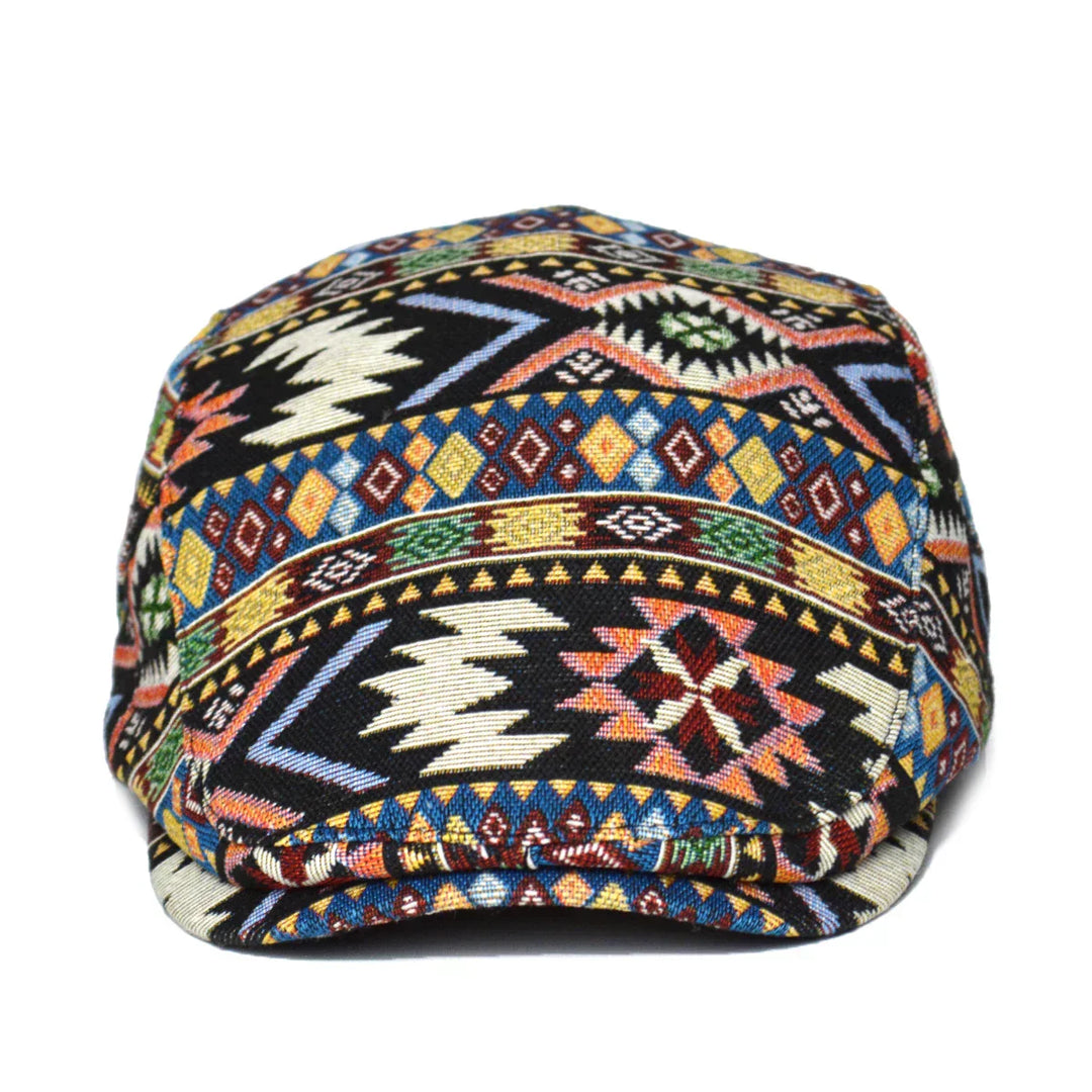 Ronald | Vintage Print Flat Cap