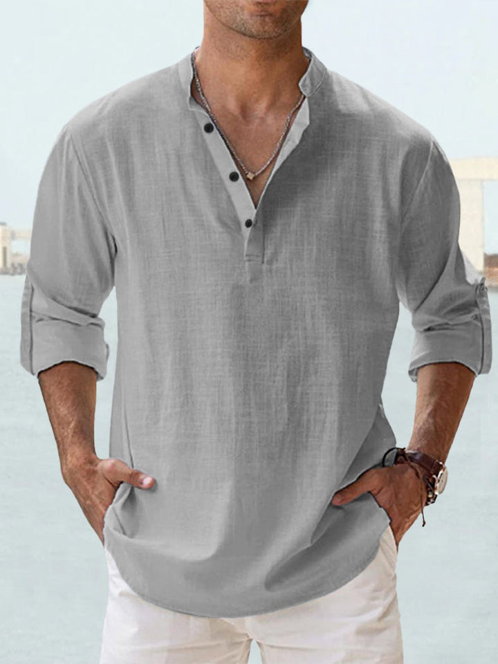 Scott | Breathable Linen Blouse
