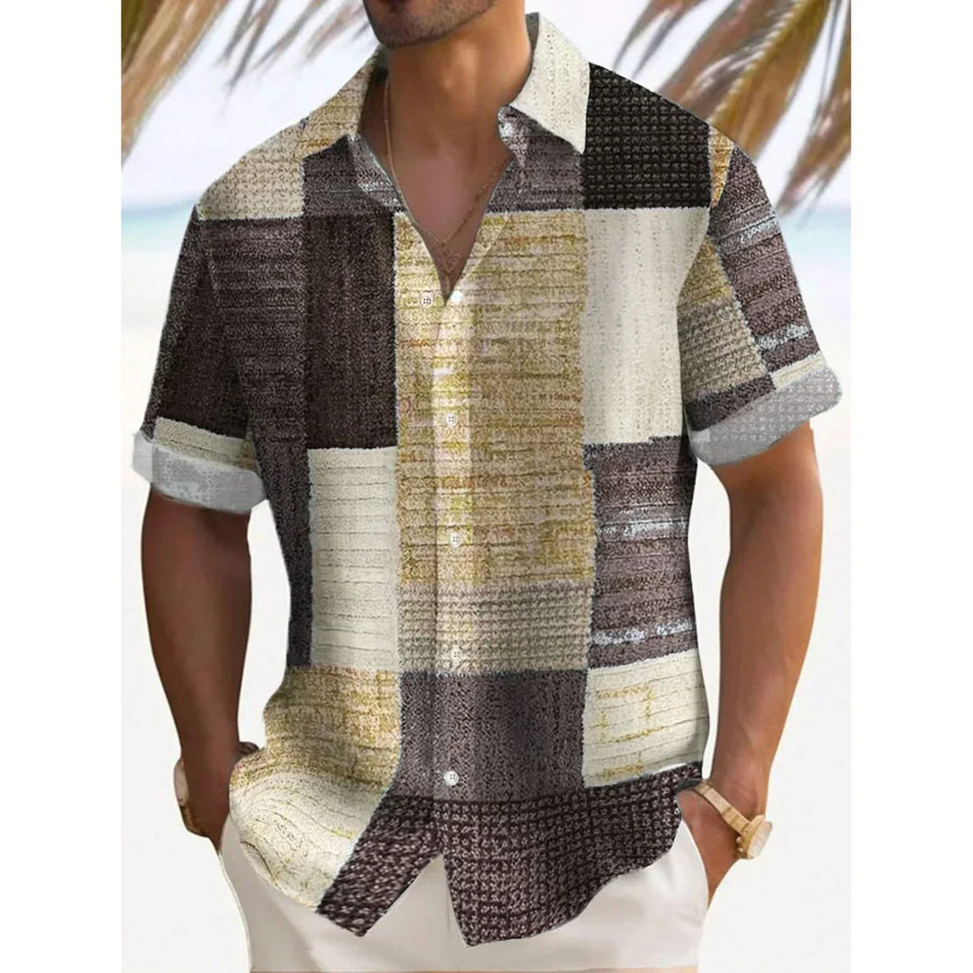 Luca | Patchwork Summer Casual Shirt