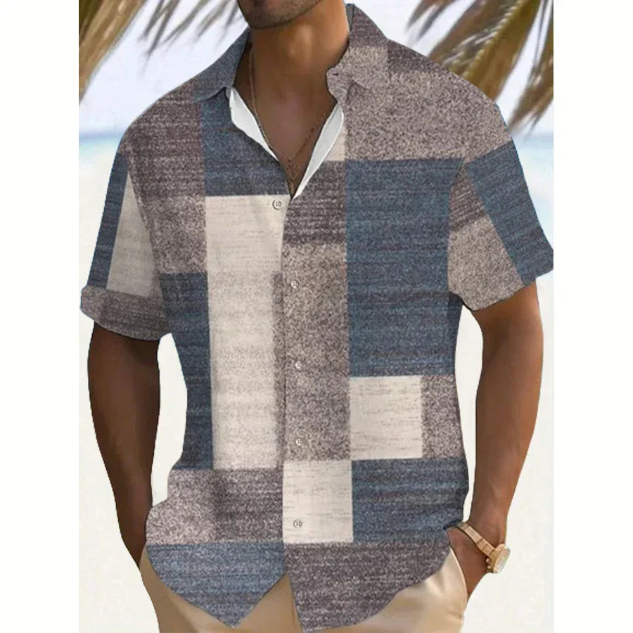 Luca | Patchwork Summer Casual Shirt