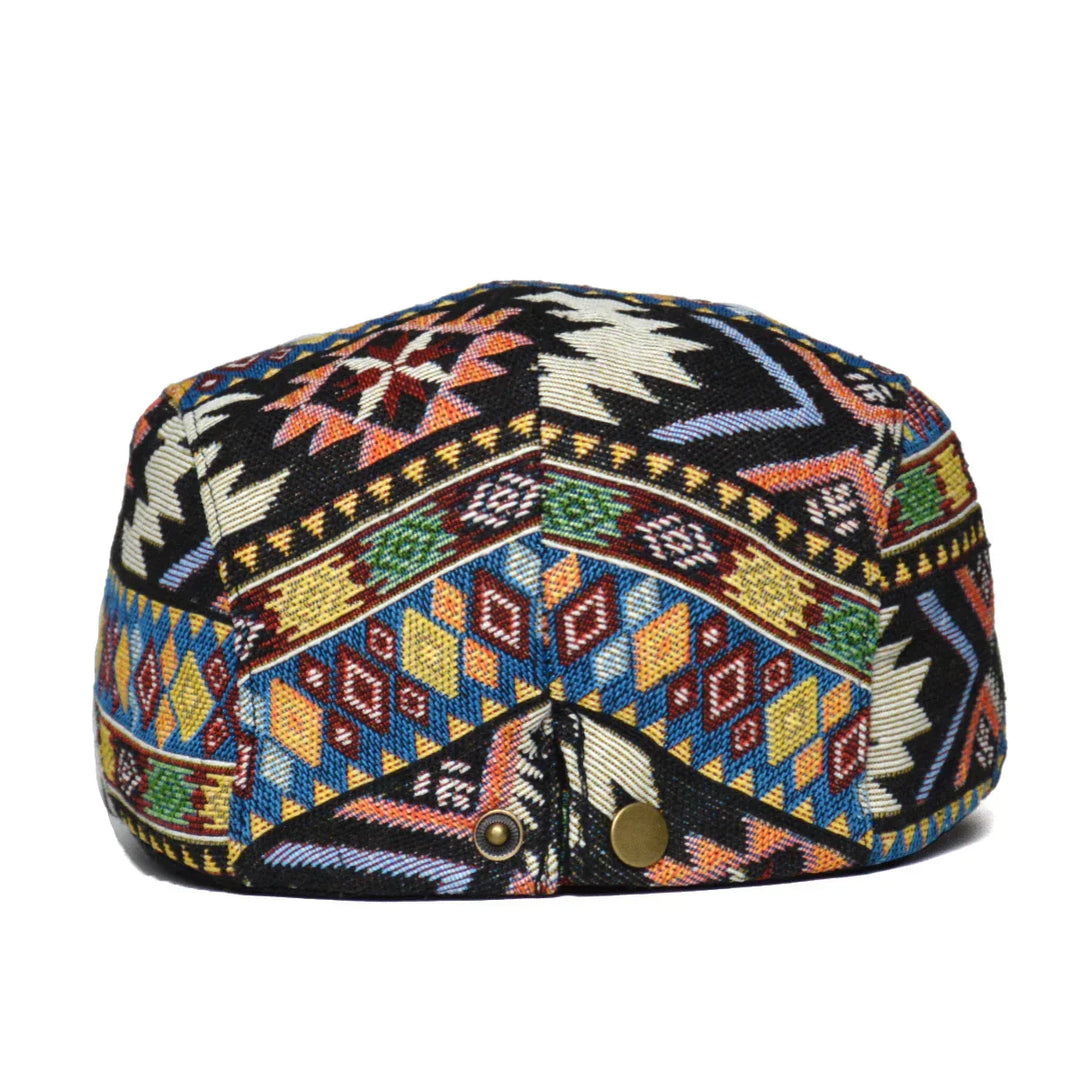 Ronald | Vintage Print Flat Cap