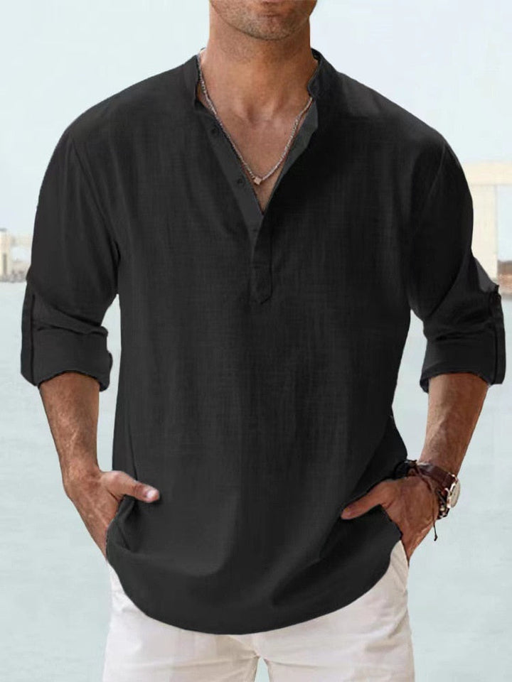 Scott | Breathable Linen Blouse
