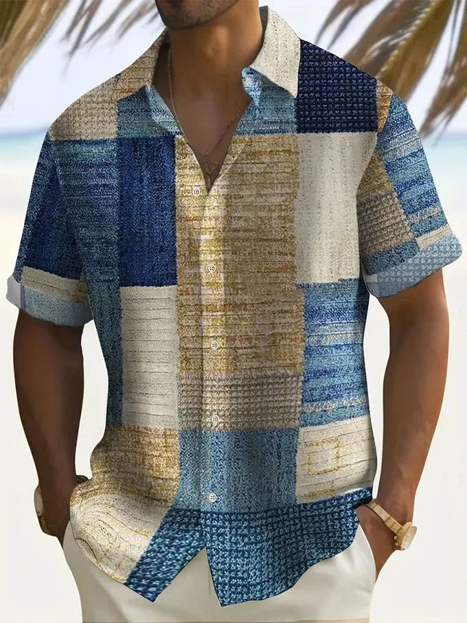 Luca | Patchwork Summer Casual Shirt