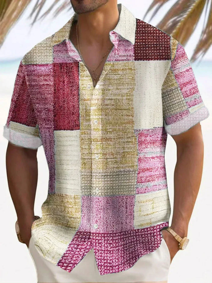 Luca | Patchwork Summer Casual Shirt
