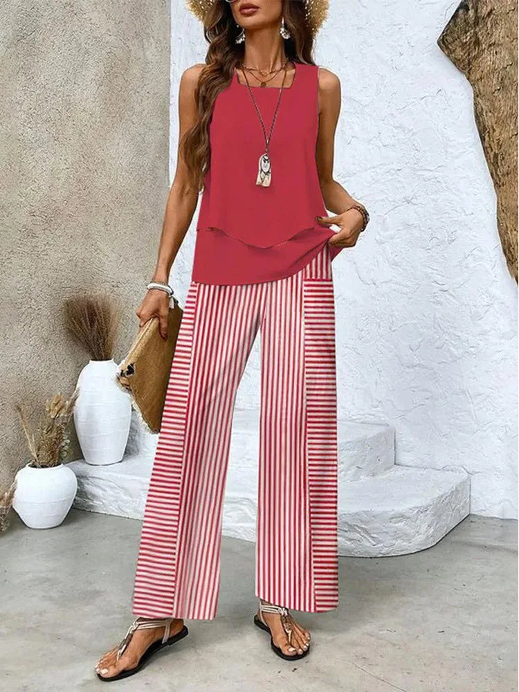KATHERINE | LIGHT & ELEGANT TWO-PIECE SUMMER SUIT
