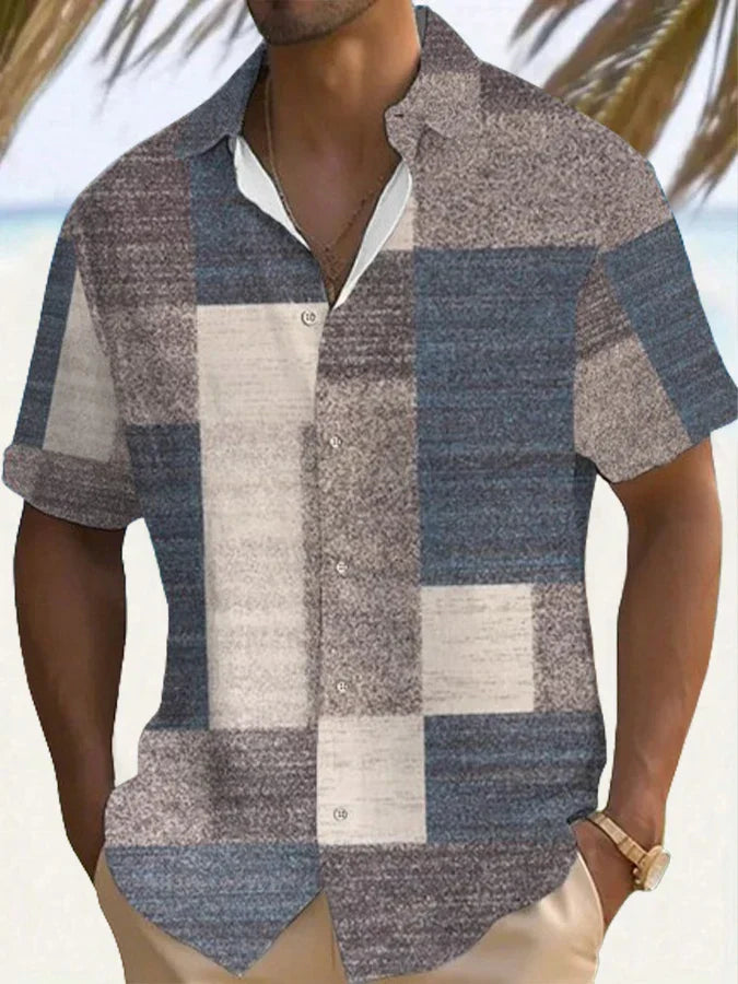 Luca | Patchwork Summer Casual Shirt