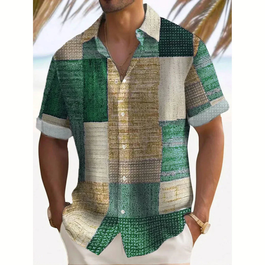 Luca | Patchwork Summer Casual Shirt