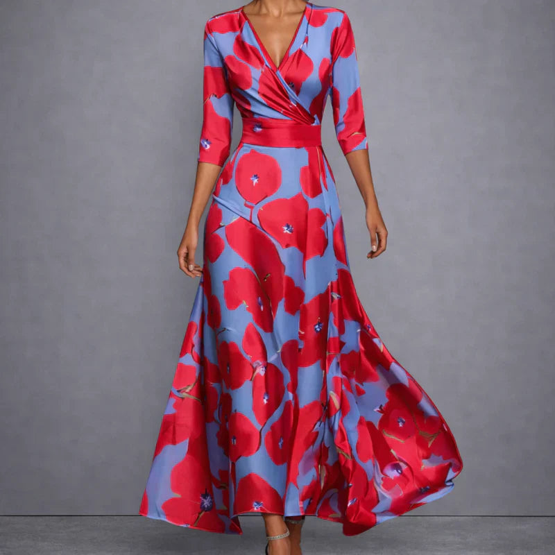 Savannah | Sculpting Floral Maxi Dress