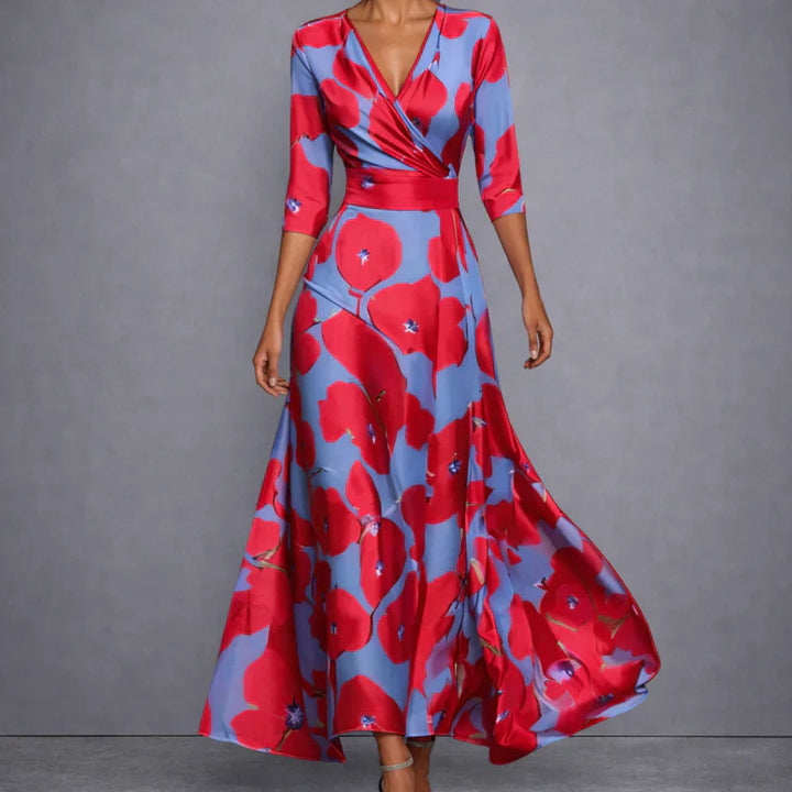 Savannah | Sculpting Floral Maxi Dress