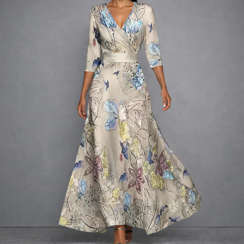Savannah | Sculpting Floral Maxi Dress