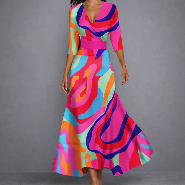 Savannah | Sculpting Floral Maxi Dress