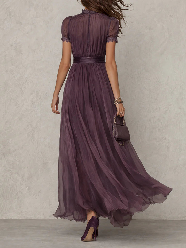 Flavia - Élégante Robe Maxi Violette