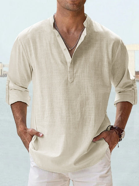Scott | Breathable Linen Blouse