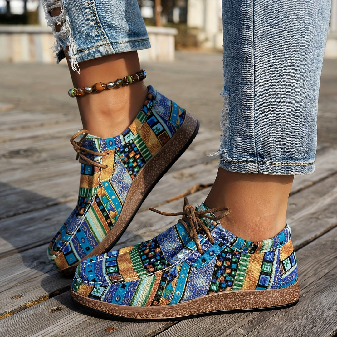 Patience | Colorful Retro Shoes