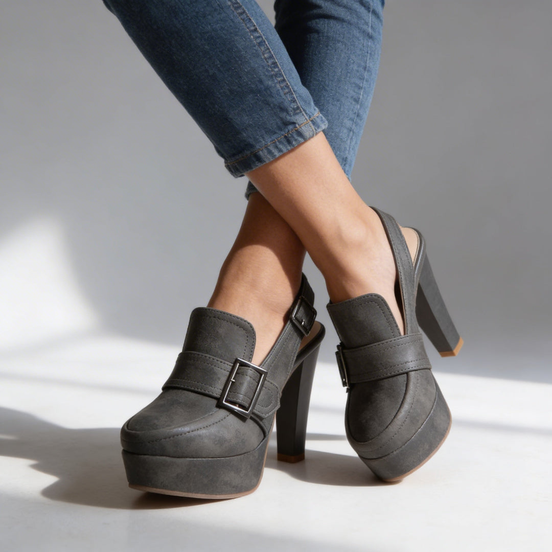 Anneliese | Women's Platform Block Heel Slingback