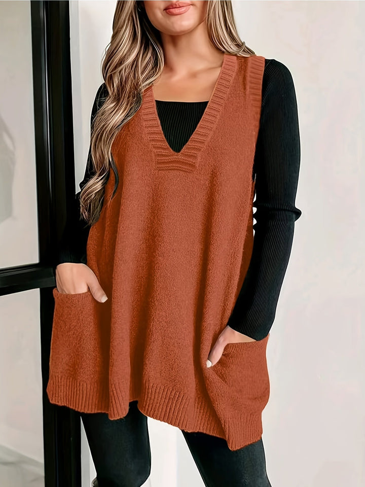 Aria™ | Casual V-Neck Vest