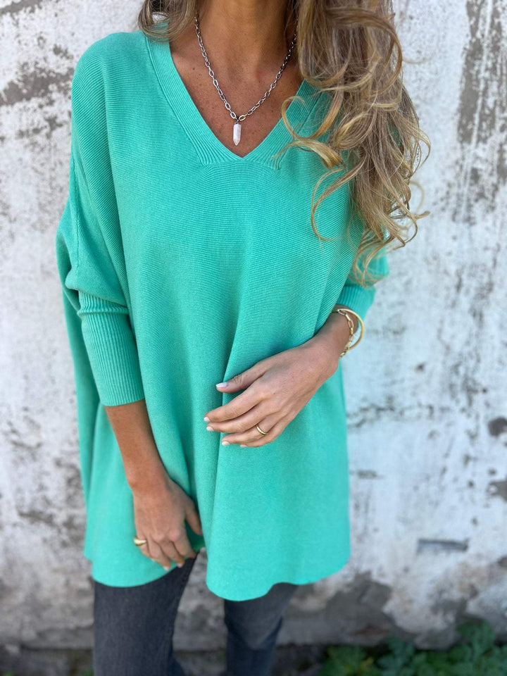 TRICIA | COMFORTABLE V-NECK LONG SLEEVE SWEATER