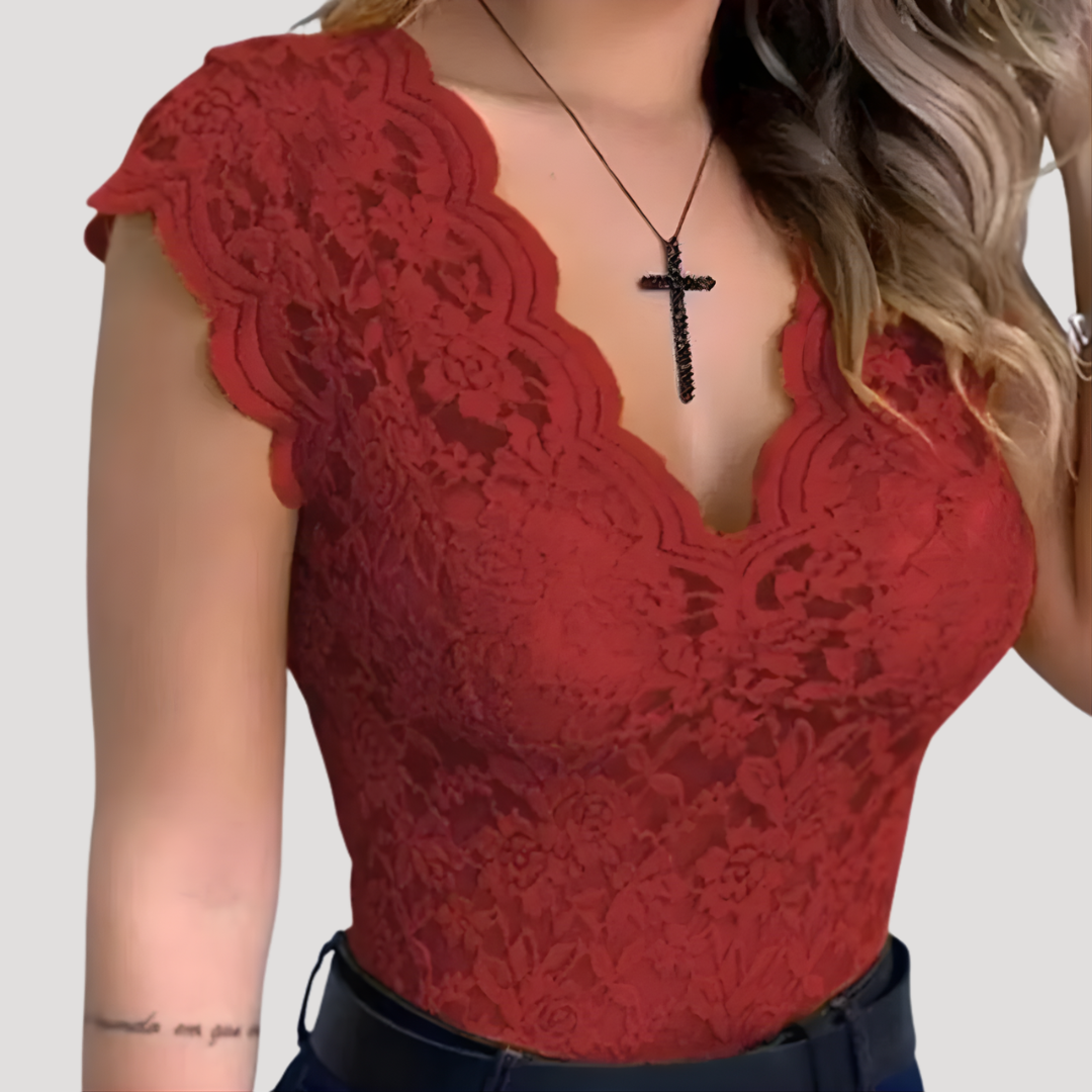 Calliope | Women's V Neck Sleeveless Top