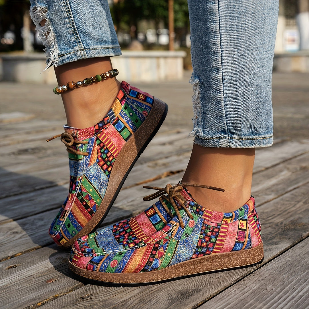 Patience | Colorful Retro Shoes