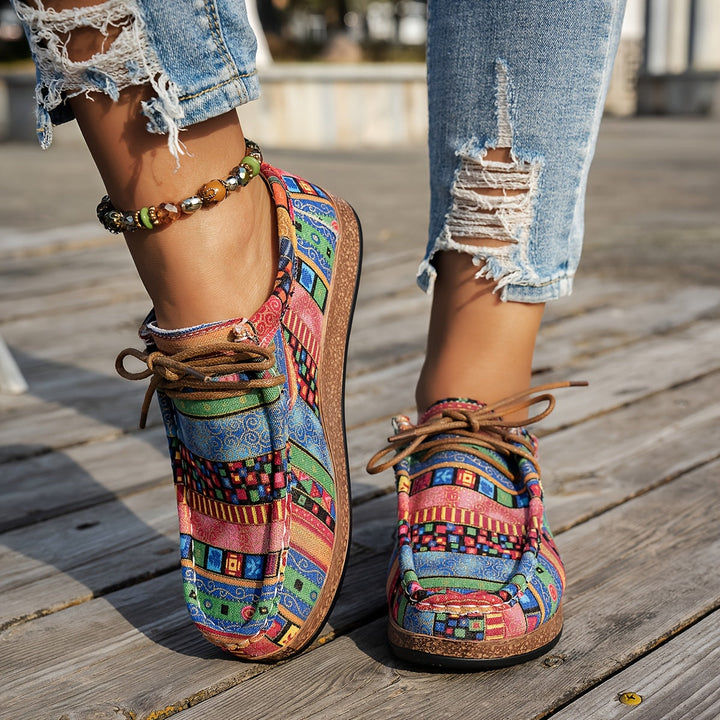 Patience | Colorful Retro Shoes
