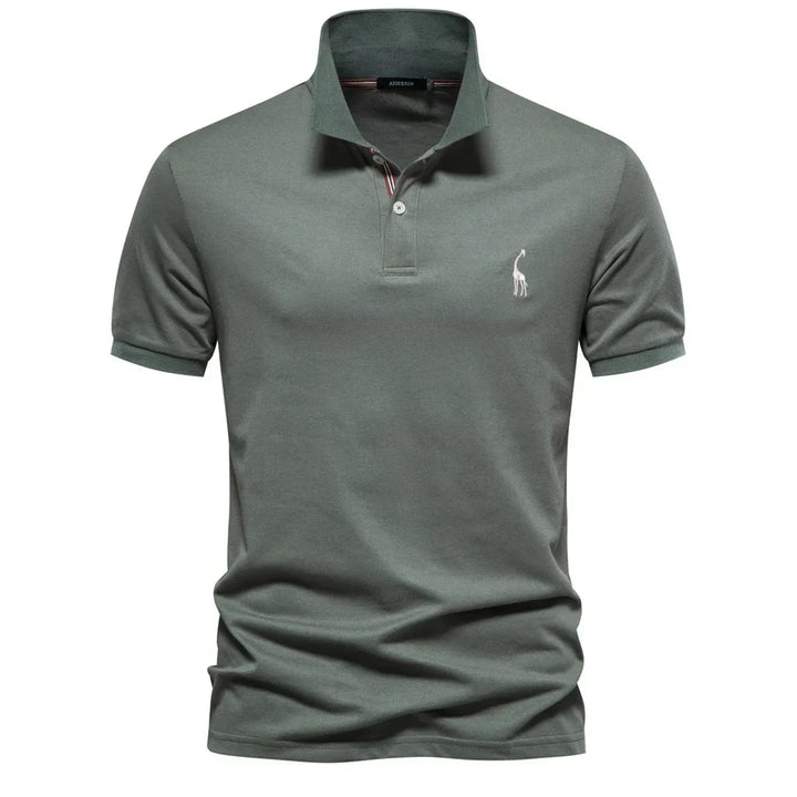 Austin | Men's Short Sleeve Button Polo Shirt