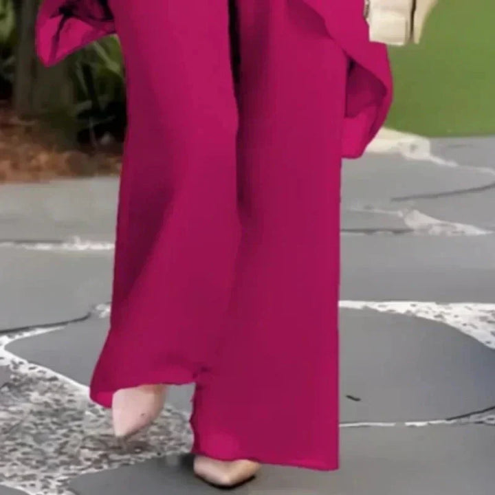 CONSTANCE | ELEGANT CHIFFON TWO-PIECE SET