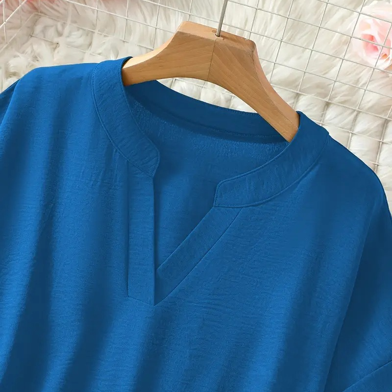 Zorina | Stylish Mid Sleeve V-Neck Blouse